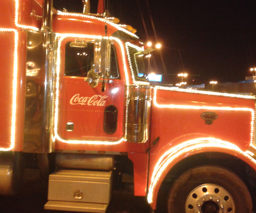 Świąteczne ciężarówki Coca - Coli we Wrocławiu