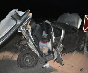 Tragedia na ekspresówce. Dwie osoby nie żyją. Kierowca mazdy odmówił badania alkomatem