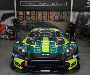Aston Martin GT3 i GT4 w pracowni w  Ługwałdzie pod Olsztynem