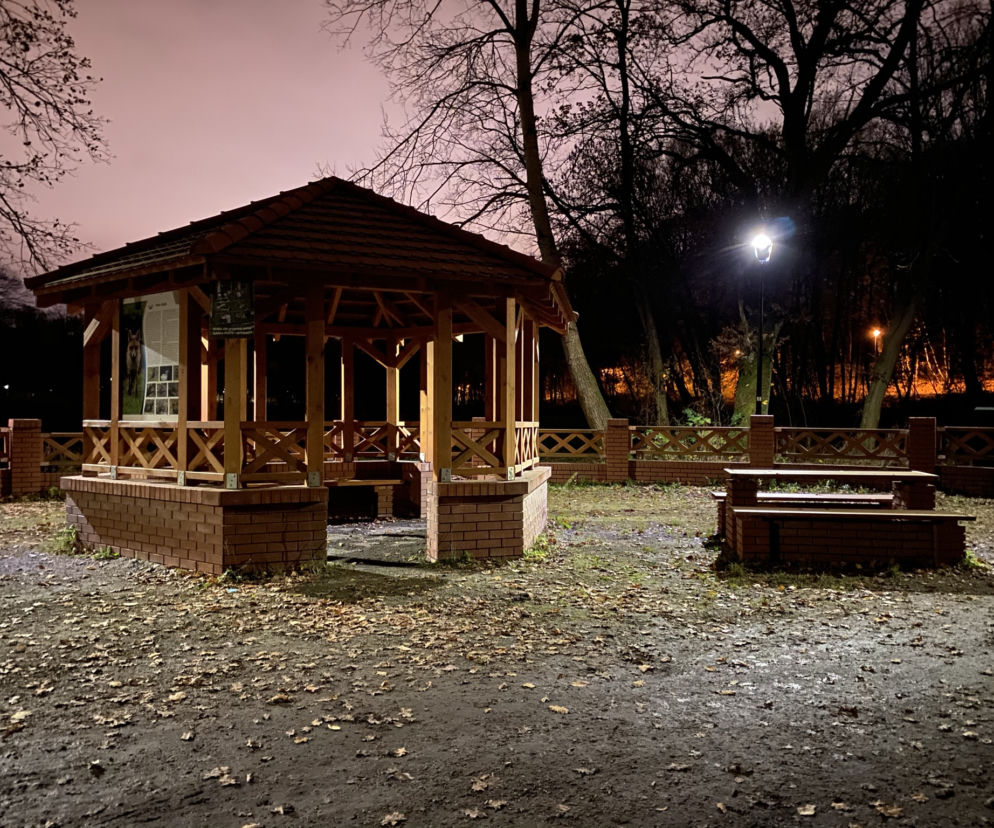 Nowe oświetlenie na Syrenich Stawach