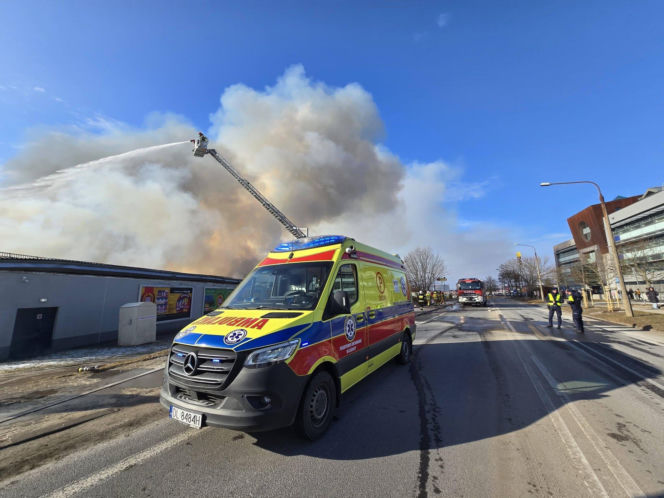 Spłonęła jedyna całodobowa Biedronka!