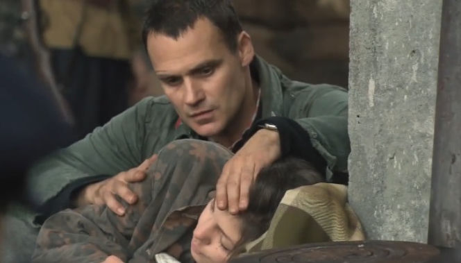 Czas honoru Powstanie 7 sezon odc. 5. Ruda (Karolina Gorczyca), Władek (Jan Wieczorkowski)