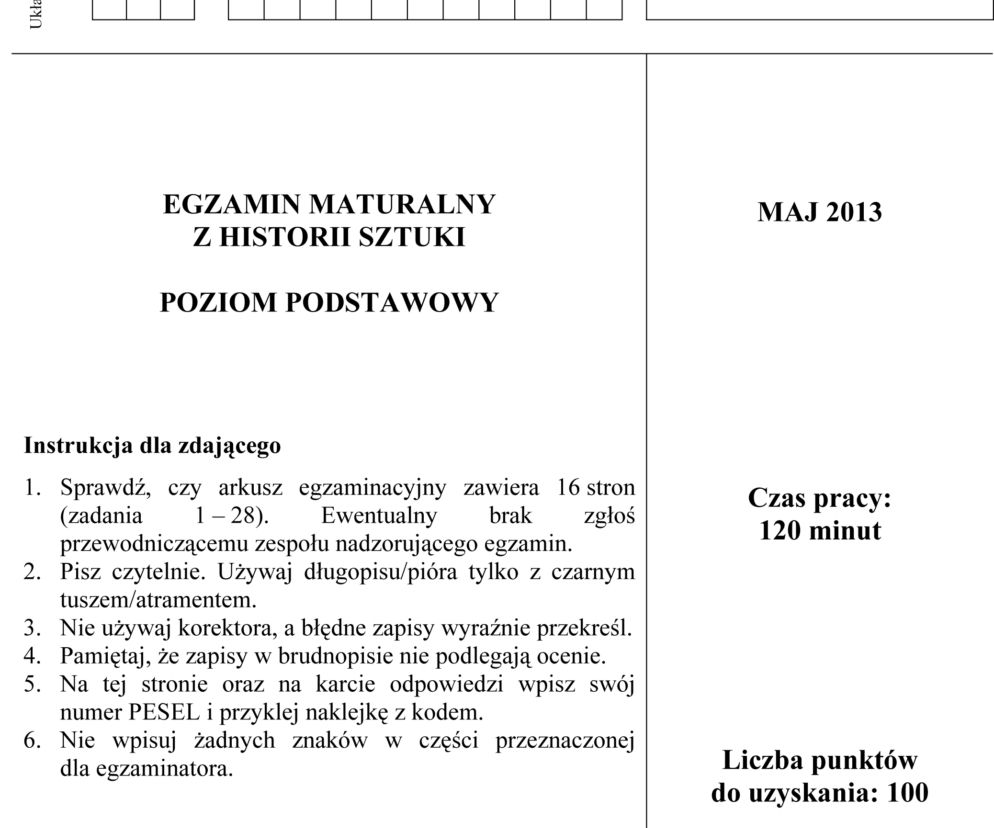 Historia sztuki podstawowy 1