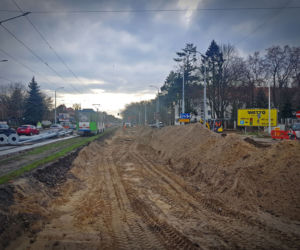 Budowa węzła Łękno - grudzień 2019