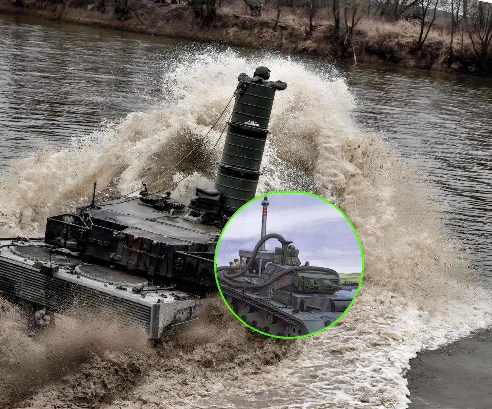 czołgi, przeprawa, rzeka