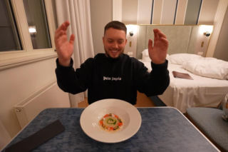 Książulo odwiedził luksusowy hotel we Wrocławiu. Jedna potrawa go obrzydziła