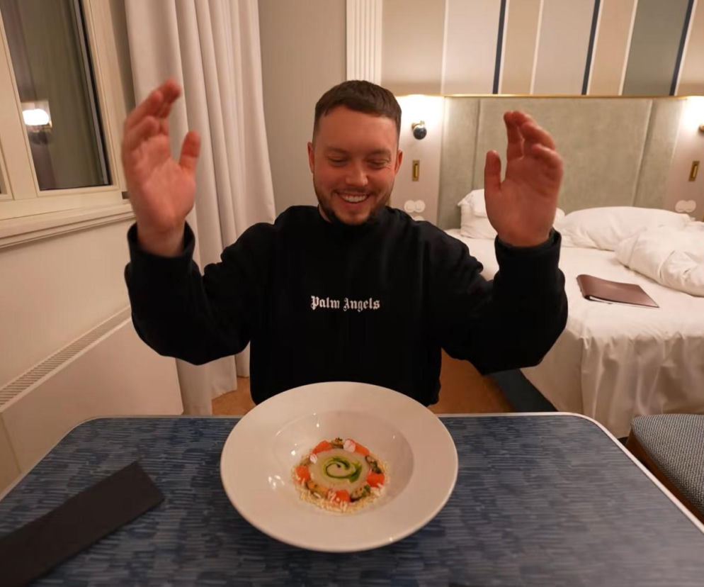 Książulo odwiedził luksusowy hotel we Wrocławiu. Jedna potrawa go obrzydziła