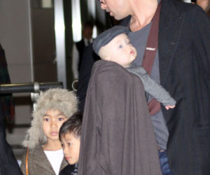 Brad i Angelina z całą rodziną w Tokio