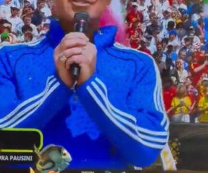 Robbie Williams i Nicole Scherzinger rozgrzali finał mundialu! Ich występ przejdzie do historii