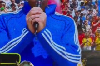 Robbie Williams i Nicole Scherzinger rozgrzali finał mundialu! Ich występ przejdzie do historii