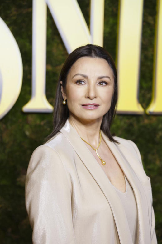 Joanna Brodzik na premierze "Śnieżki"