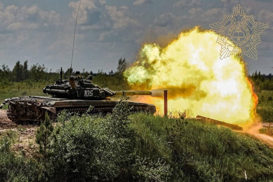 Białoruś prezentuje zmodernizowane czołg T-72BM2