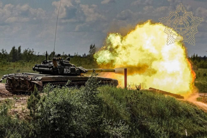 Białoruś prezentuje zmodernizowane czołg T-72BM2