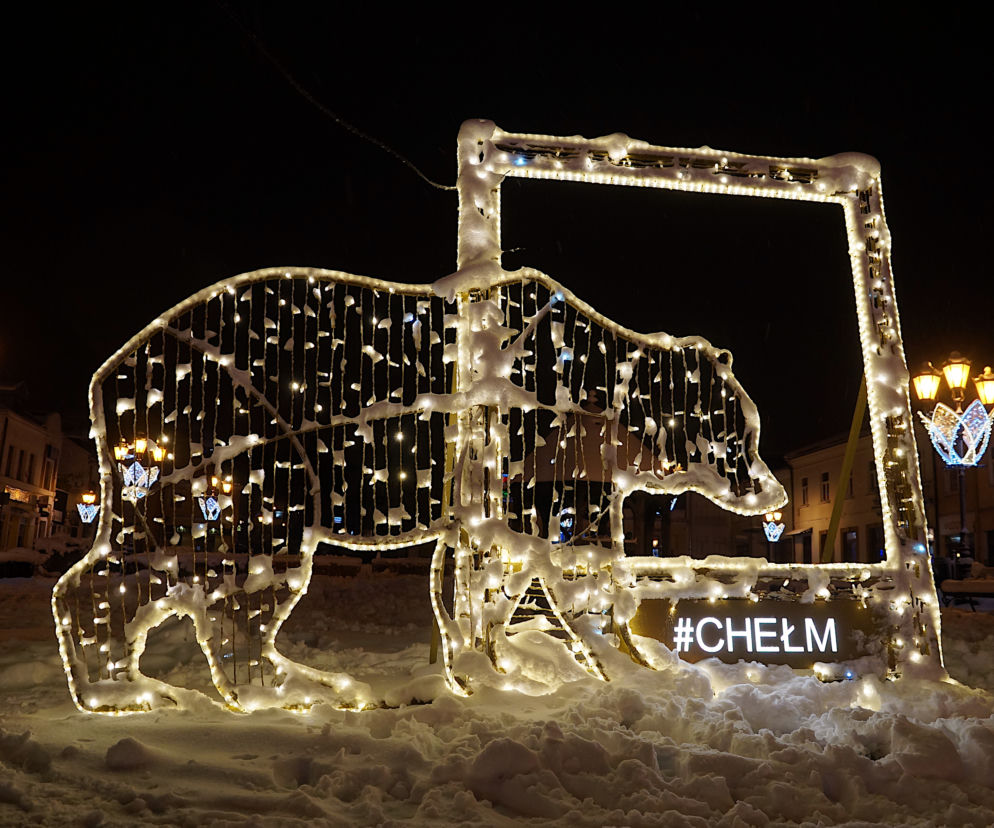 Jedna z iluminacji, które zapewniły nagrodę dla Chełma