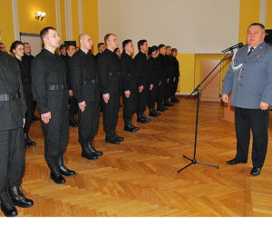 Ślubowanie policjantów