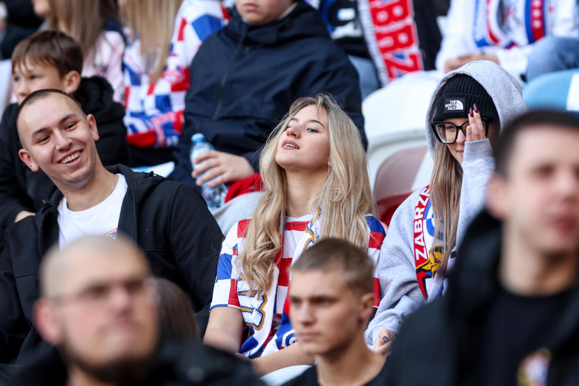 Zdjęcia kibiców i zawodników z derbów Górnego Śląska