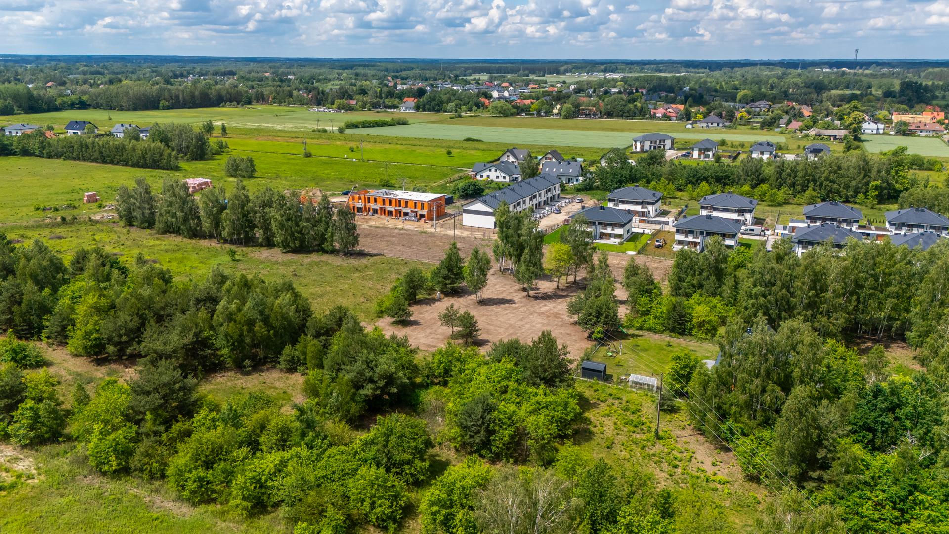 Głosków, gmina Piaseczno. Nowe osiedle deweloperskie