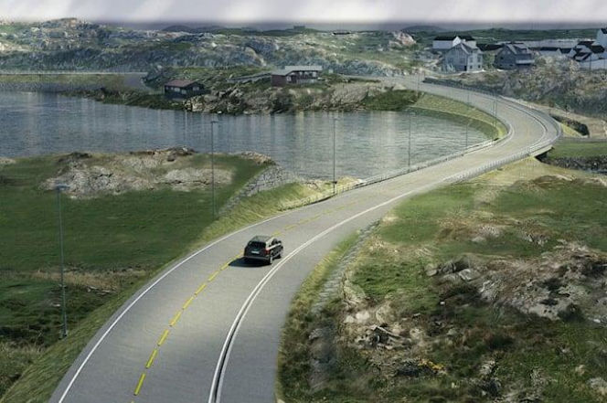 Tunel Ragfast w Norwegii - wizualizacje