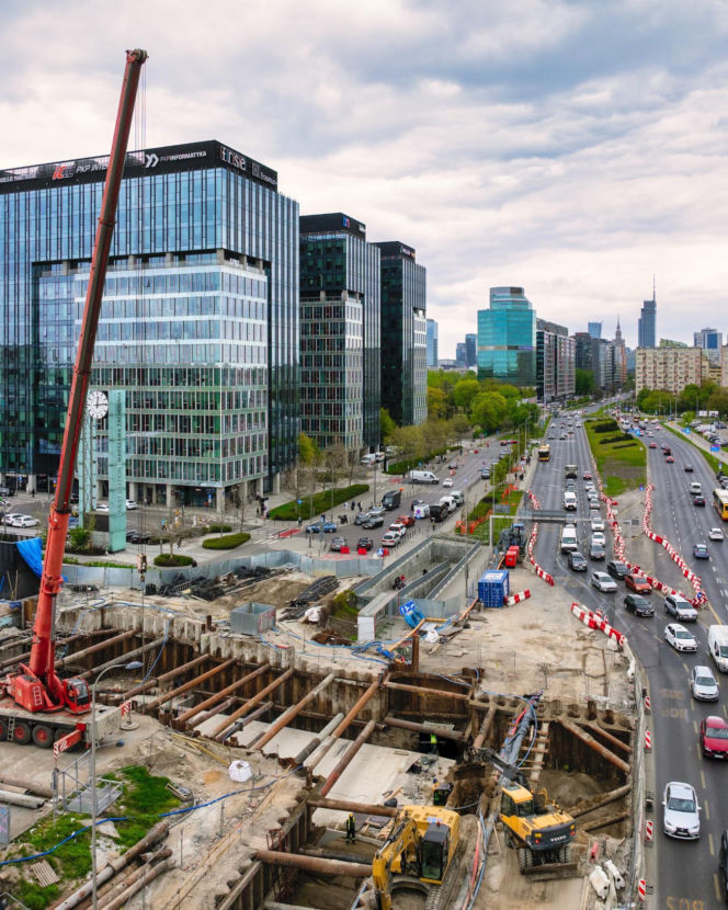 Tunel tramwajowy już połączony z Dworcem Zachodnim