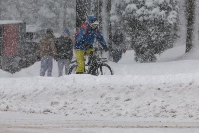 Intensywne opady śniegu w Zakopanem