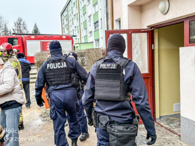 Wybuch w bloku w Gorzowie