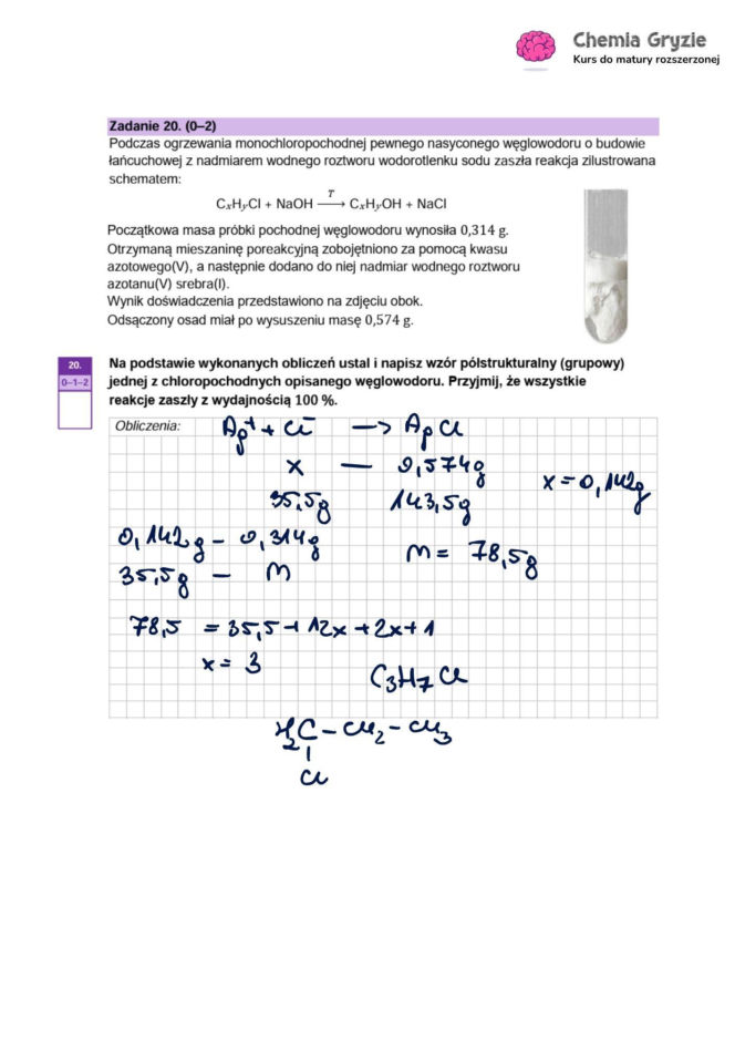 Matura próbna CKE 2026 - chemia. Poprawne odpowiedzi