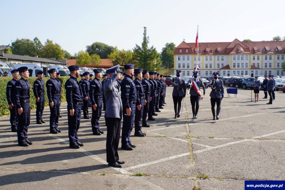 Nowi policjanci na Warmii i Mazurach