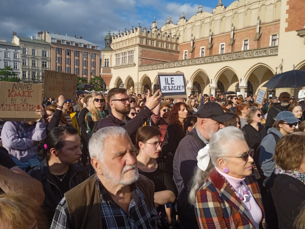 Protest "Ani jednej więcej!" w Krakowie 14.06.2023