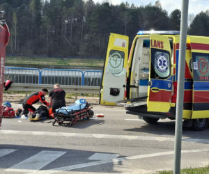 19.04.2026. Wypadek w Krynkach. Lądował LPR