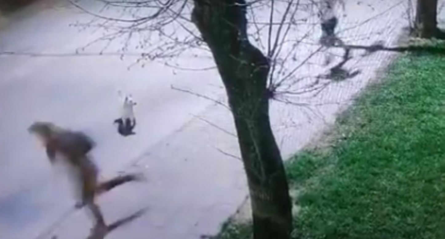 Dźwięk tłuczonej szyby poderwał na nogi policjantów! Groza w komendzie. Nagranie mówi wszystko