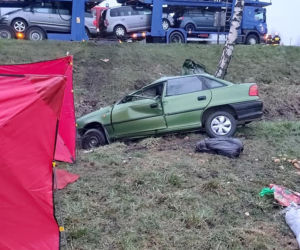 Wypadek śmiertelny w Horodniance. Kierowca opla zginął na miejscu [ZDJĘCIA]