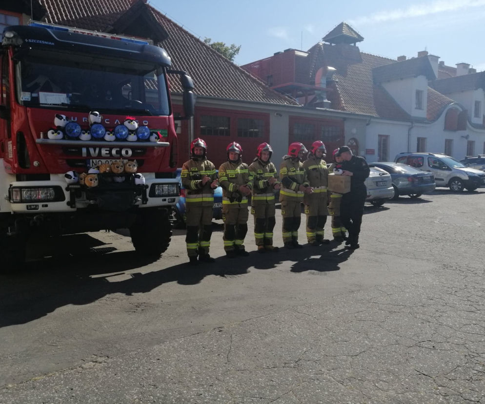 Strażacy będą rozdawać Słodziaki poszkodowanym dzieciom [ZDJĘCIA]