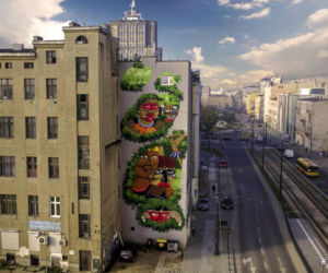 Mural przy Narutowicza 25
