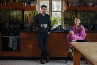 M jak miłość odc. 1930. Adam Karski (Patryk Szwichtenberg), Hania (Wiktoria Basik)