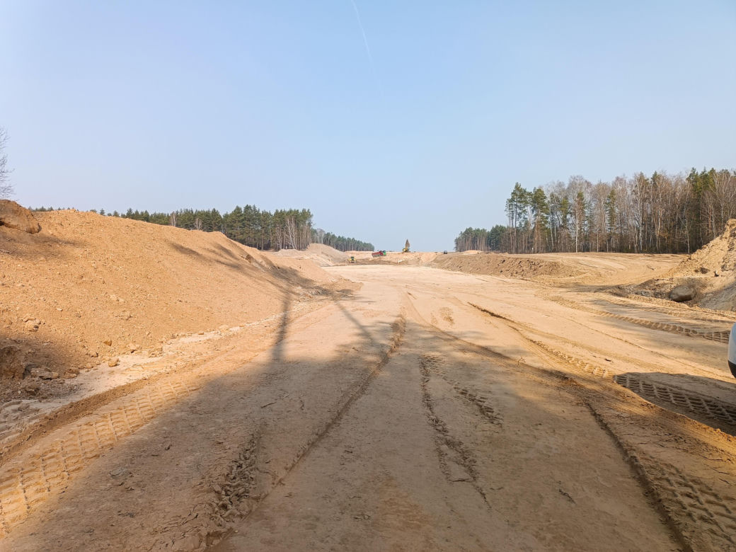 S19 Krynice-Białystok Zachód w budowie