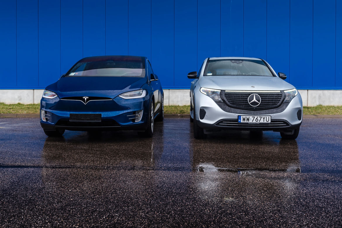 Mercedes-Benz EQC 400 vs. Tesla Model X 100D