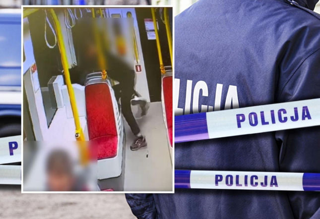 Brutalny atak w gdańskim tramwaju! Bił pasażera po głowie i próbował zabrać mu plecak