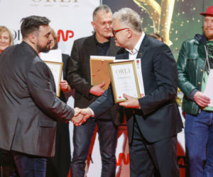 Tomasz Sekielski na wręczeniu nominacji Orły 2020