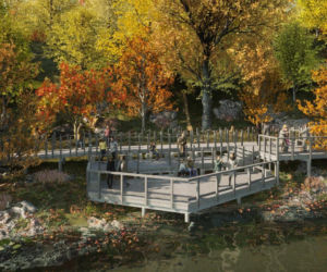 Nowe pomosty nad Jeziorem Szmaragdowym - wizualizacja