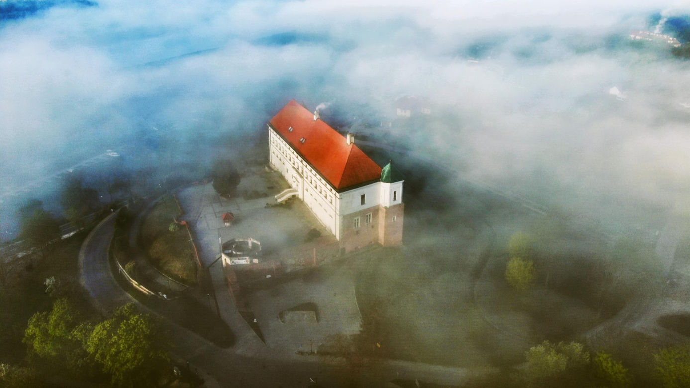 Sandomierz z lotu ptaka