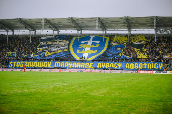 Arka Gdynia - Legia Warszawa: Zdjęcia kibiców z meczu 20. kolejki PKO BP Ekstraklasy