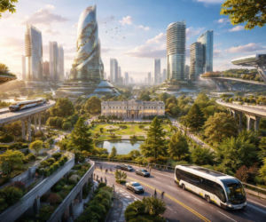 Tak może wyglądać Białystok za 100 lat. Prognoza AI robi wrażenie