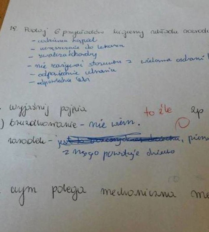 Najlepsze teksty ze sprawdzianów. Jak uczniowie walczyli o oceny 