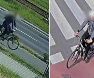 Rowerzysta zaatakował seniorkę