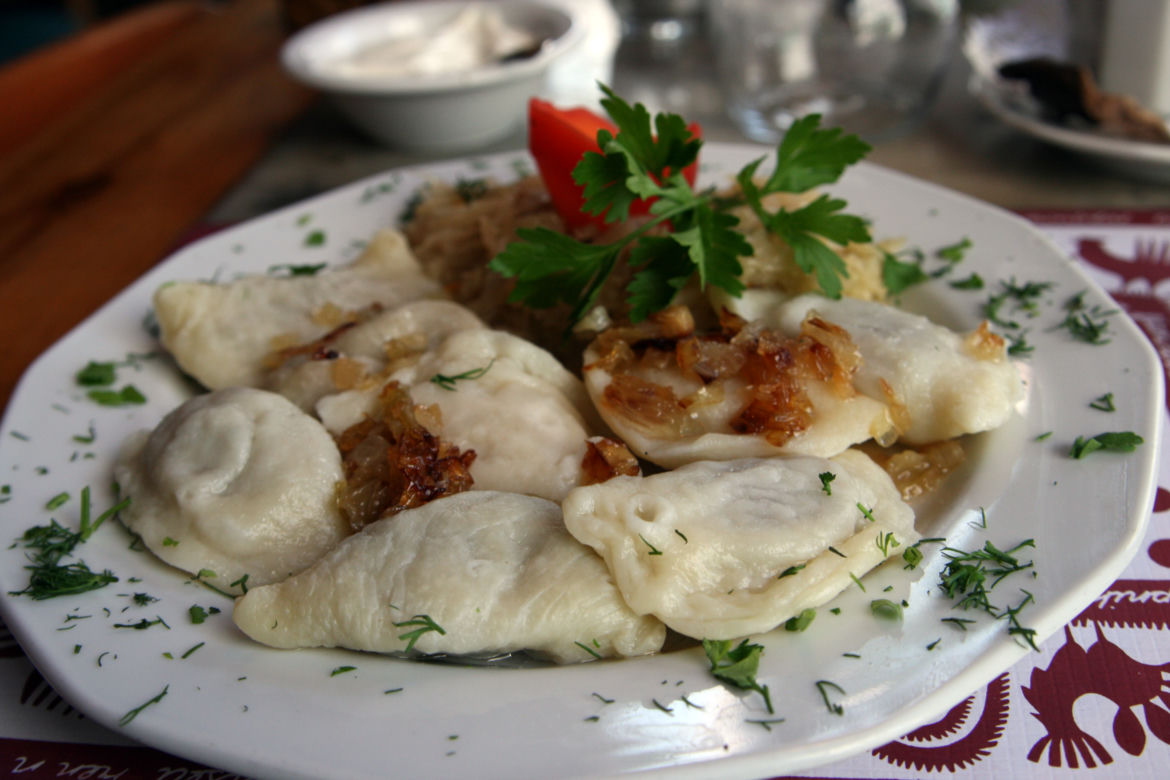 Pierogi z kapustą i grzybami