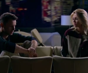 Pierwsza miłość. Jowita (Joanna Opozda), Radek (Mateusz Banasiuk)