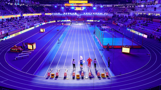 Halowe Mistrzostwa Świata w Lekkoatletyce Kujawy Pomorze 26 w Toruniu. Zdjęcia kibiców i zawodników z 1. dnia imprezy