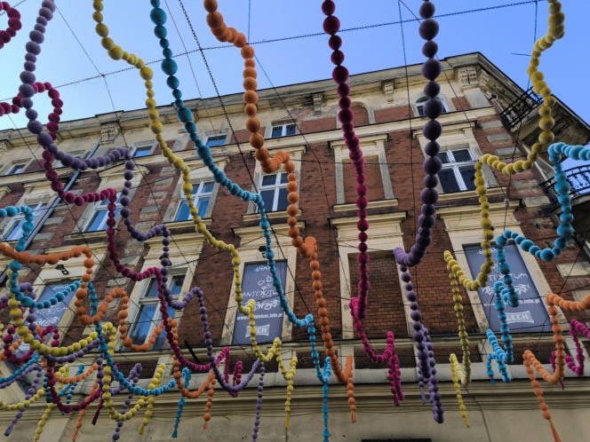 Ozdoby w centrum Leszna