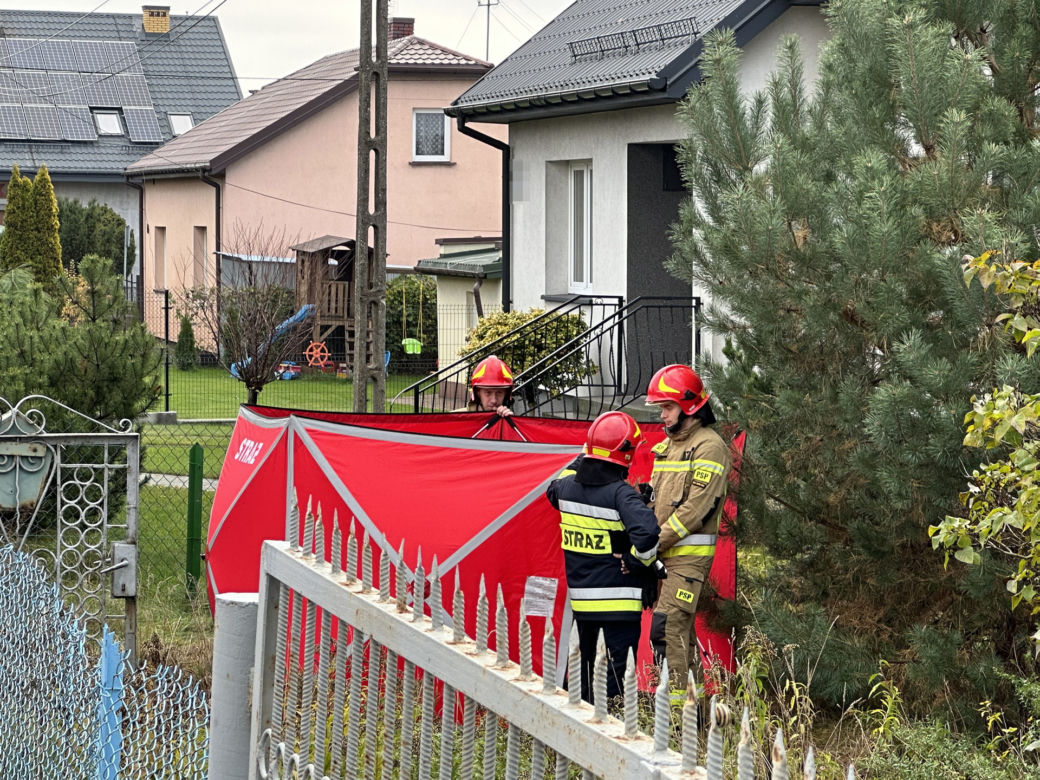 Potworny pożar domu w Nowym Dworze Mazowieckim. Strażacy odkryli dwa zwęglone ciała