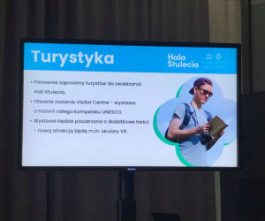 Hala Stulecia będzie oferowała więcej dla turystyki i edukacji.
